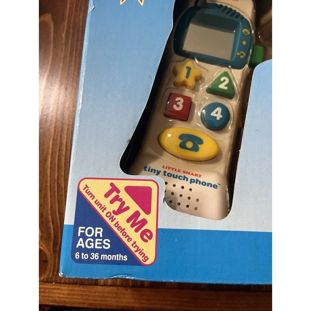 New! Vintage VTech Little Smart TINY TOUCH PLUS‎ Phone - Deadstock